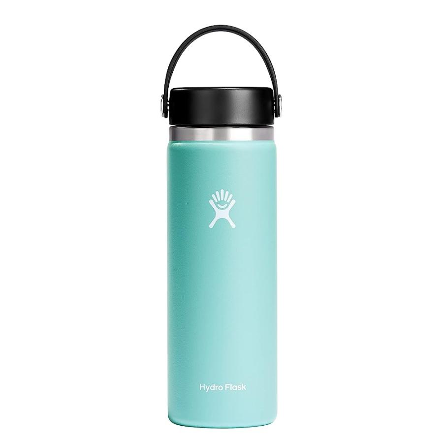 HYDRO FLASK 20 OZ WIDE MOUTH WITH FLEX CAP STAINLESS STEEL REUSABLE WATER BOTTLE DEW -VACUUM INSULATED, DISHWASHER SAFE, BPA-FREE, NON-TOXIC | HYDRO FLASK