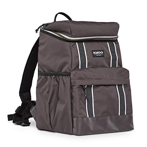 IGLOO 30 CAN LARGE PORTABLE INSULATED SOFT COOLER BACKPACK CARRY BAG, OLIVE | igloo