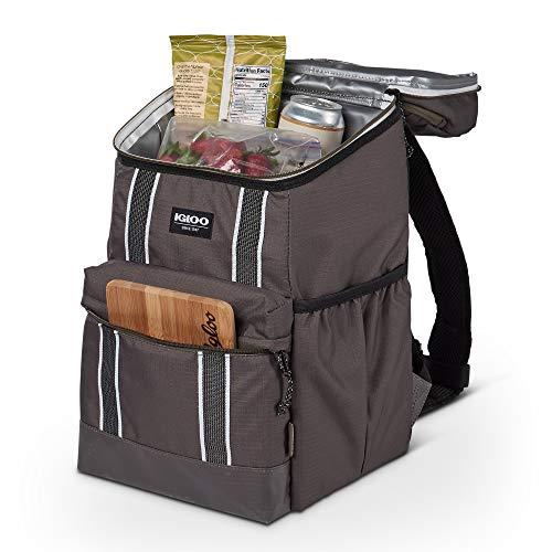 IGLOO 30 CAN LARGE PORTABLE INSULATED SOFT COOLER BACKPACK CARRY BAG, OLIVE | igloo | 05