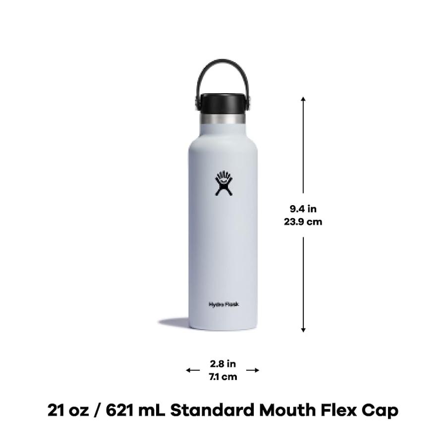 HYDRO FLASK 21 OZ STANDARD MOUTH WITH FLEX CAP STAINLESS STEEL REUSABLE WATER BOTTLE CACTUS -VACUUM INSULATED, DISHWASHER SAFE, BPA-FREE, NON-TOX｜usdirectmax｜04