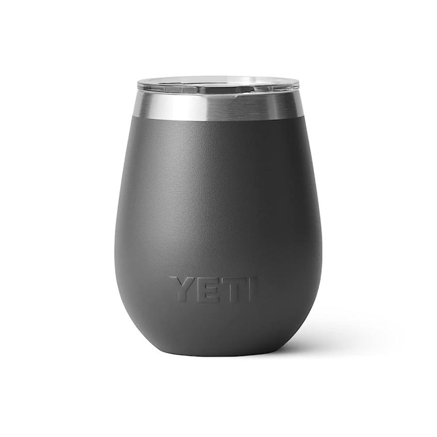 YETI RAMBLER 10 OZ WINE TUMBLER, VACUUM INSULATED, STAINLESS STEEL WITH MAGSLIDER LID, CHARCOAL | YETI | 04
