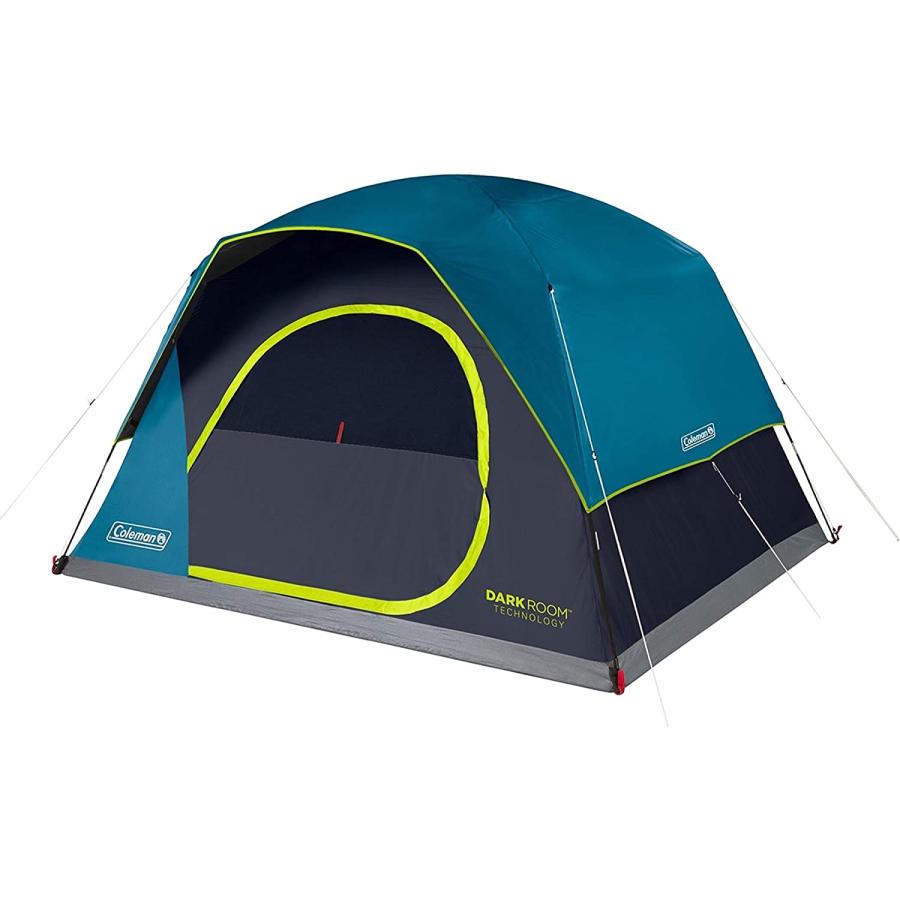 Coleman Skydome Camping Tent with Dark Room Technology, 6 Person | Coleman