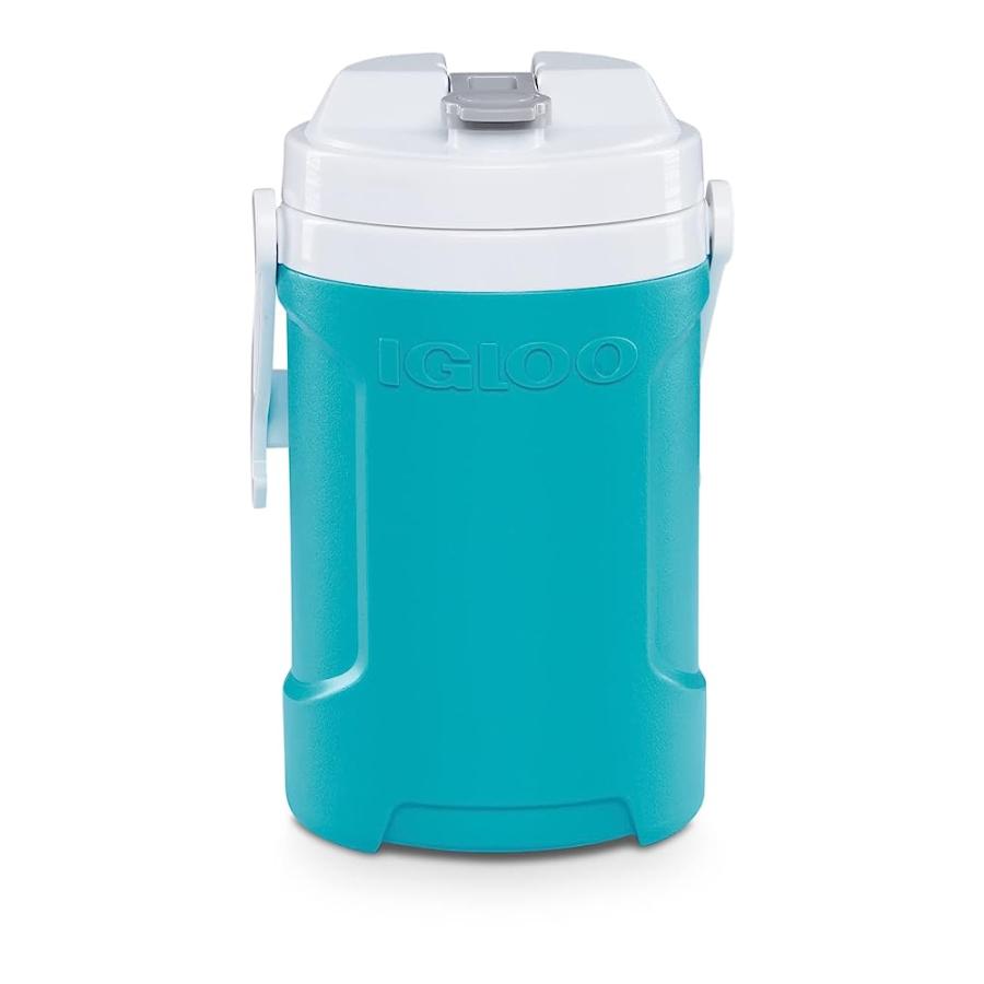 IGLOO AQUAMARINE 1/2 GALLON SPORTS JUG WITH HOOKS | LES CREATIONS