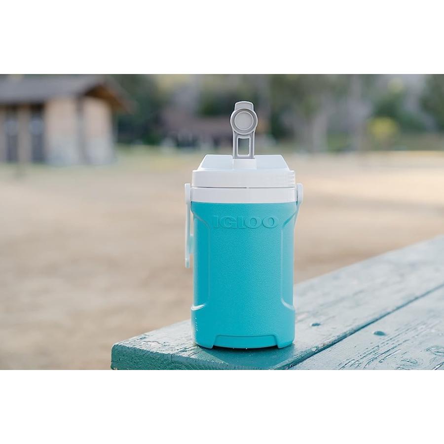 IGLOO AQUAMARINE 1/2 GALLON SPORTS JUG WITH HOOKS | LES CREATIONS | 01