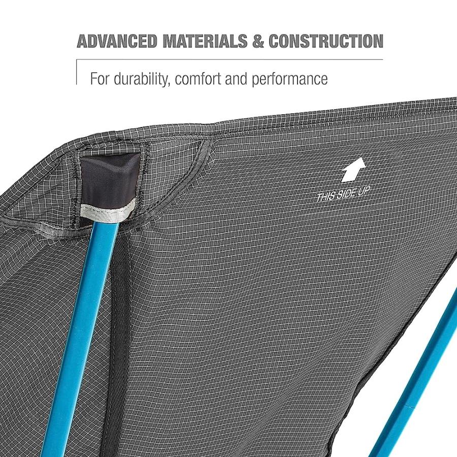 HELINOX CHAIR ZERO LARGE ULTRALIGHT COMPACT BACKPACKING CHAIR, BLACK | Helinox | 05