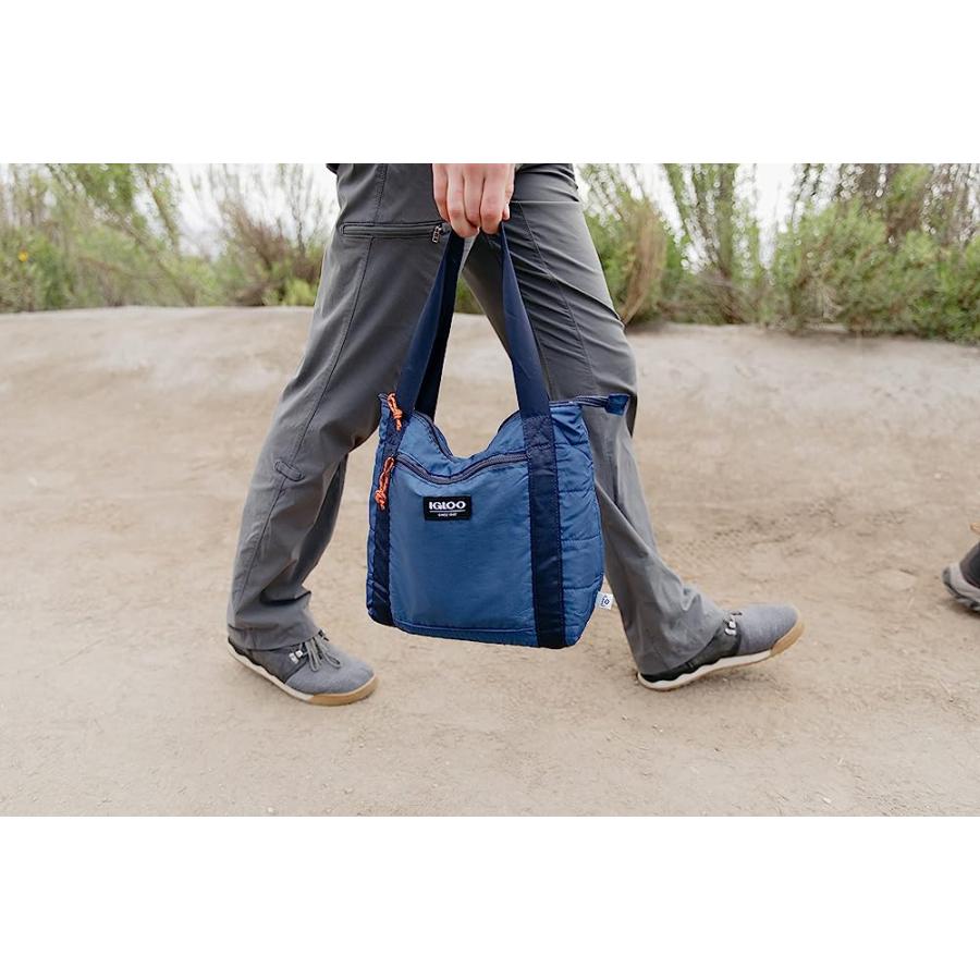 IGLOO DENIM 10-CAN PACKABLE PUFFER ECO-FRIENDLY SOFTSIDED BAG | igloo | 02