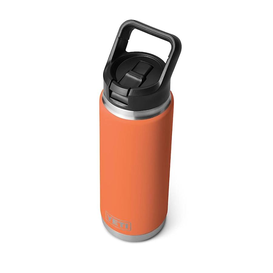 YETI RAMBLER 26 OZ BOTTLE， VACUUM INSULATED， STAINLESS STEEL WITH STRAW CAP， HIGH DESERT CLAY YETI RAMBLER OZ BOTTLE， VACUUM INSULATED， STAINLESS STEEL WITH STRAW CAP， HIGH DESERT ストロー