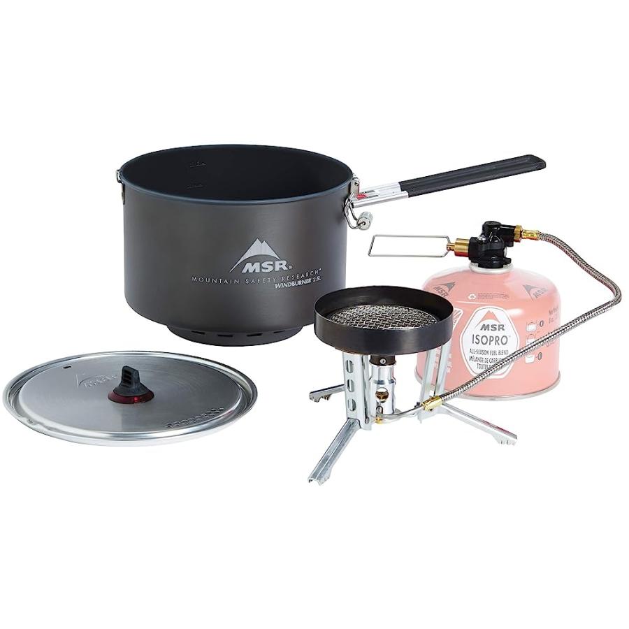 MSR WINDBURNER STOVE AND COOKWARE GROUP SYSTEM, GREY | MSR