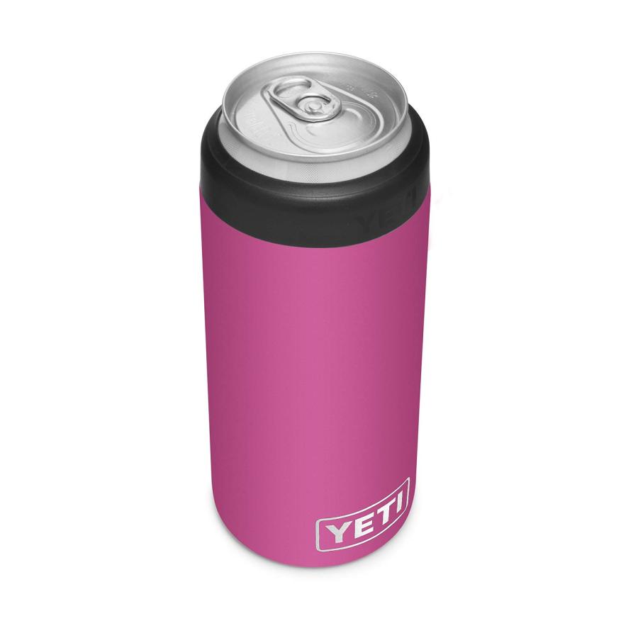 YETI Rambler 12オンス コルスター スリム缶クーラー:YETI 真空断熱 ステンレス製、プリックリーピアー | YETI