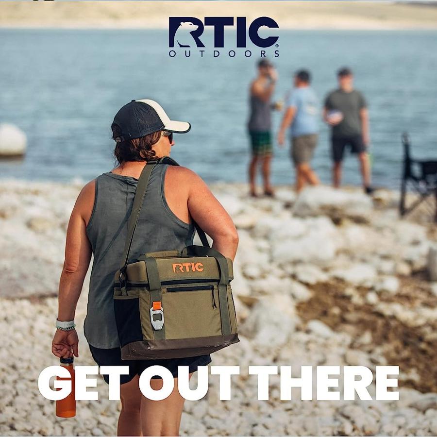 RTIC 28 CAN EVERYDAY COOLER, SOFT SIDED PORTABLE INSULATED COOLING FOR LUNCH, BEACH, DRINK, BEVERAGE, TRAVEL, CAMPING, PICNIC, FOR MEN AND WOMEN, |  | 04