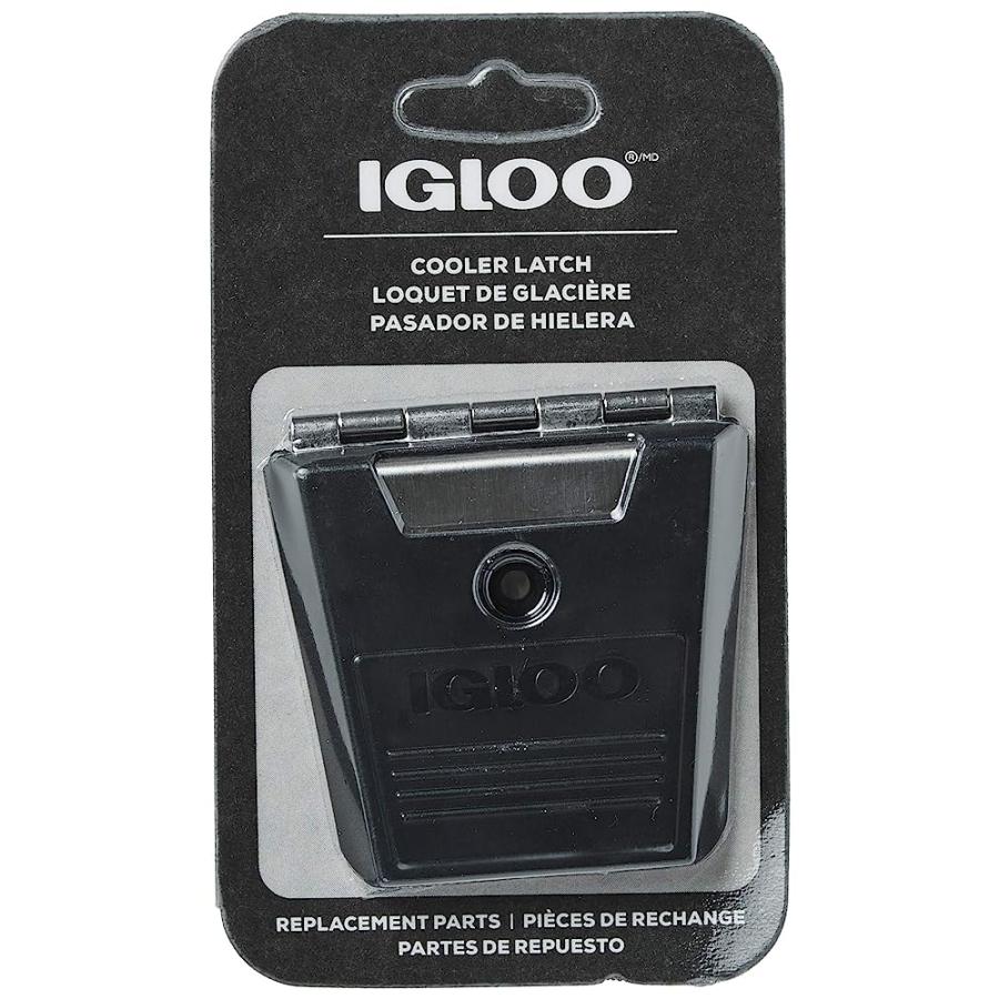 IGLOO HYBRID STAINLESS AND PLASTIC LATCH (3.38 L X 0.57 W X 0.57 D INCHES) - BLACK/SILVER | igloo | 03