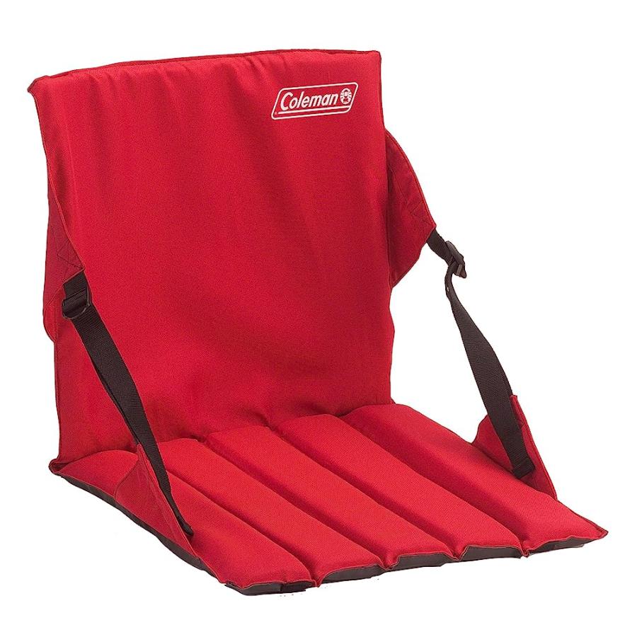 COLEMAN PORTABLE STADIUM SEAT CUSHION | LIGHTWEIGHT PADDED SEAT FOR SPORTING EVENTS AND OUTDOOR CONCERTS | BLEACHER CUSHION WITH BACKREST | Coleman