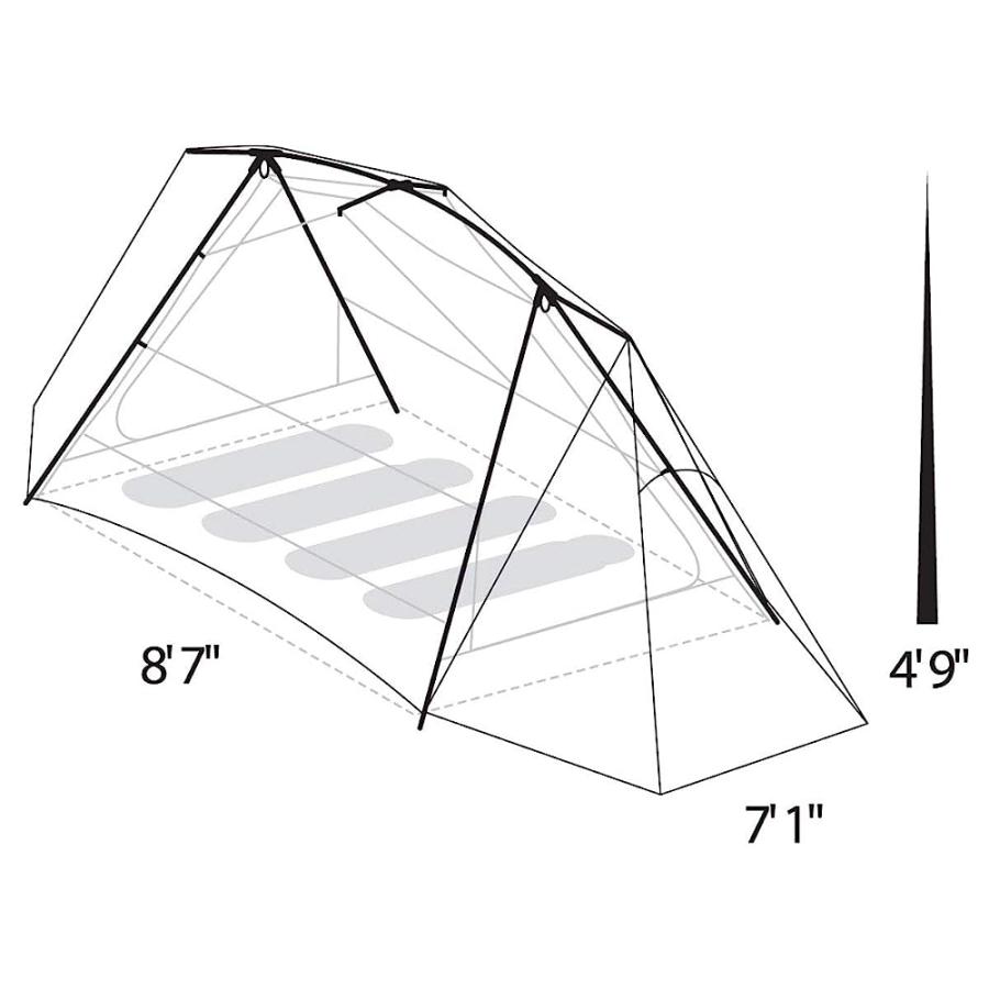EUREKA! TIMBERLINE SQ 4XT 4 PERSON, 3 SEASON BACKPACKING TENT |  | 02