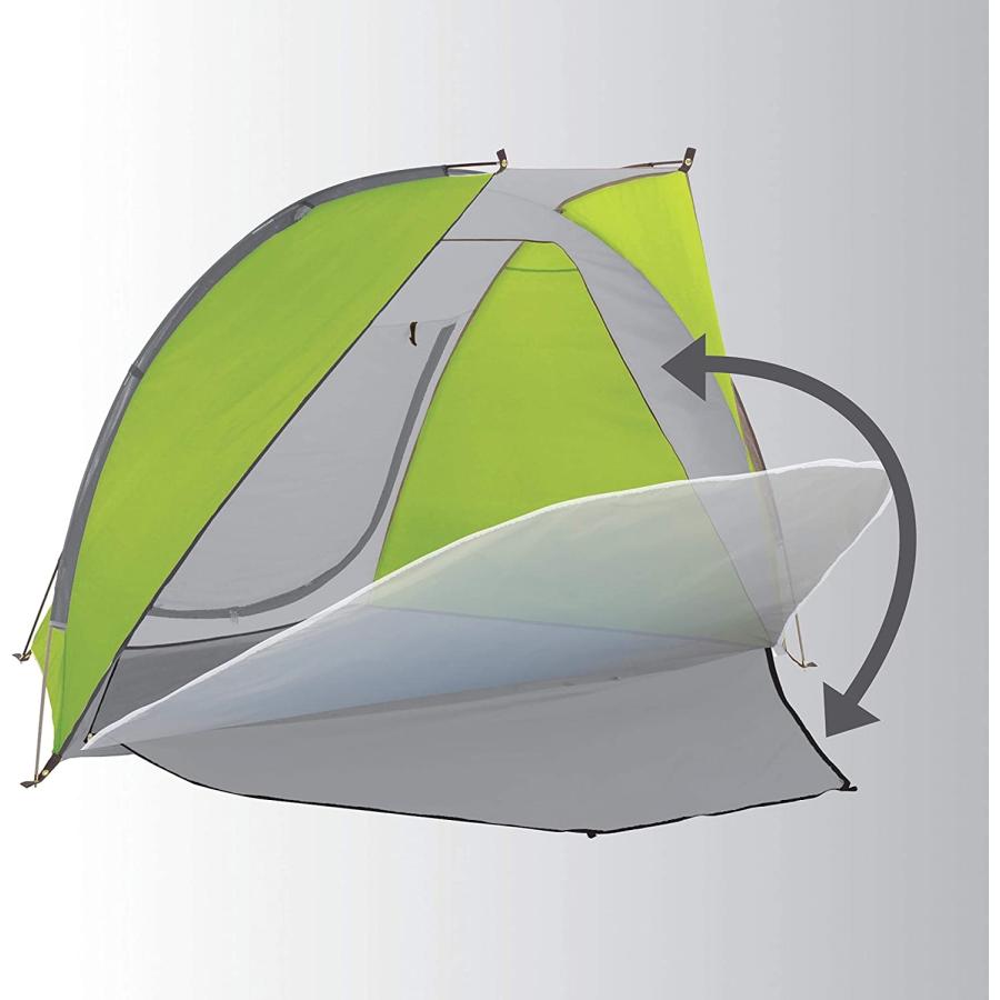 Coleman Beach Tent, Pop Up Canopy Tent, UPF 50+ Beach Shade Sun Shelter, Compact Portable Beach Tent, Green | Coleman | 01