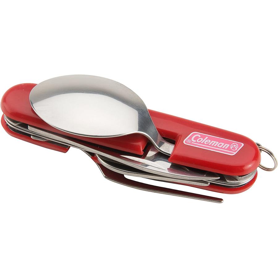 Coleman Camper's Utensil Set , Red, 1.1 x 8.75 x 4.25 inches | Coleman