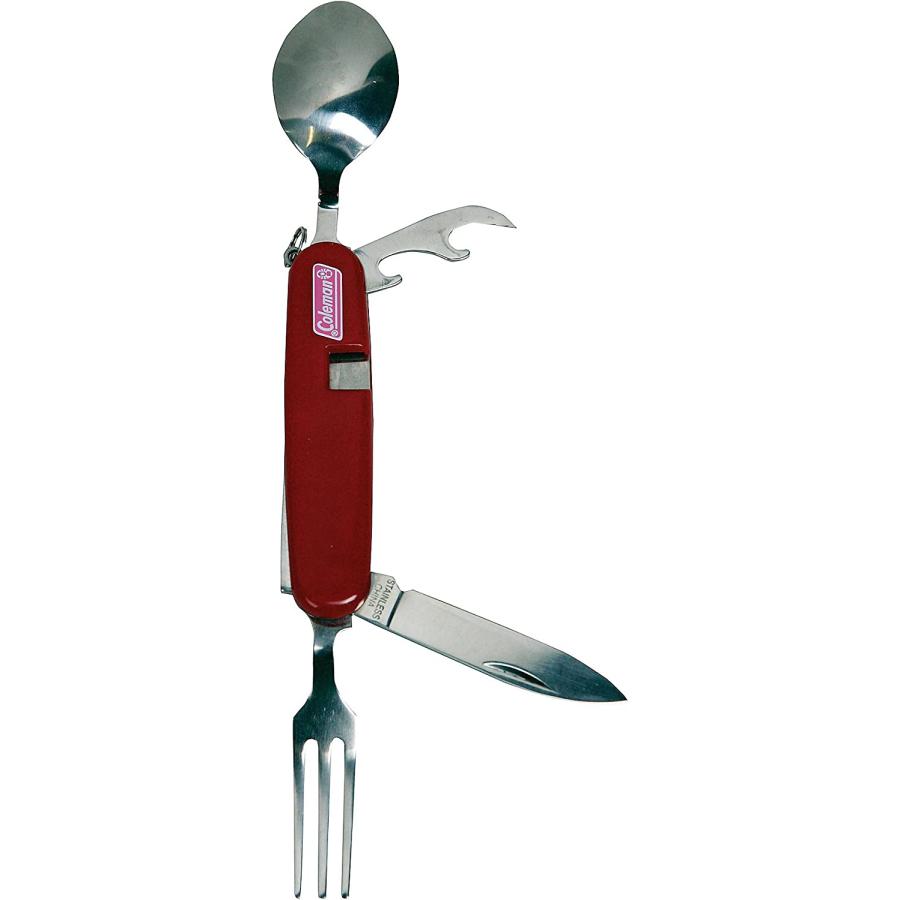 Coleman Camper's Utensil Set , Red, 1.1 x 8.75 x 4.25 inches | Coleman | 01