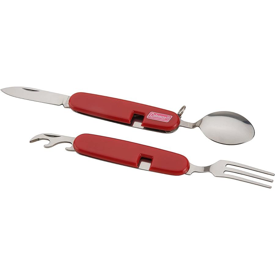 Coleman Camper's Utensil Set , Red, 1.1 x 8.75 x 4.25 inches | Coleman | 02