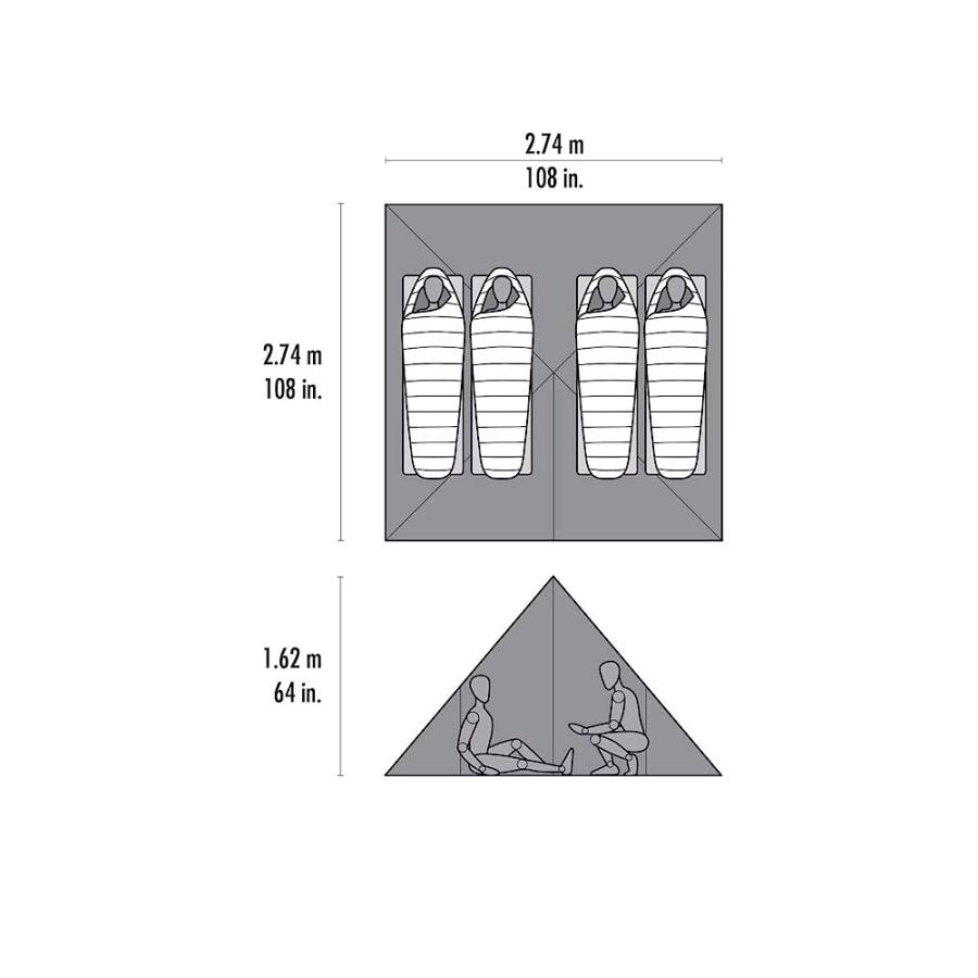 MSR FRONT RANGE 4 PERSON ULTRALIGHT TARP SHELTER | MSR | 04