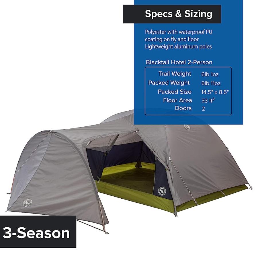 BIG AGNES BLACKTAIL HOTEL 2 BIKEPACKING TENT | BIG AGNES | 03