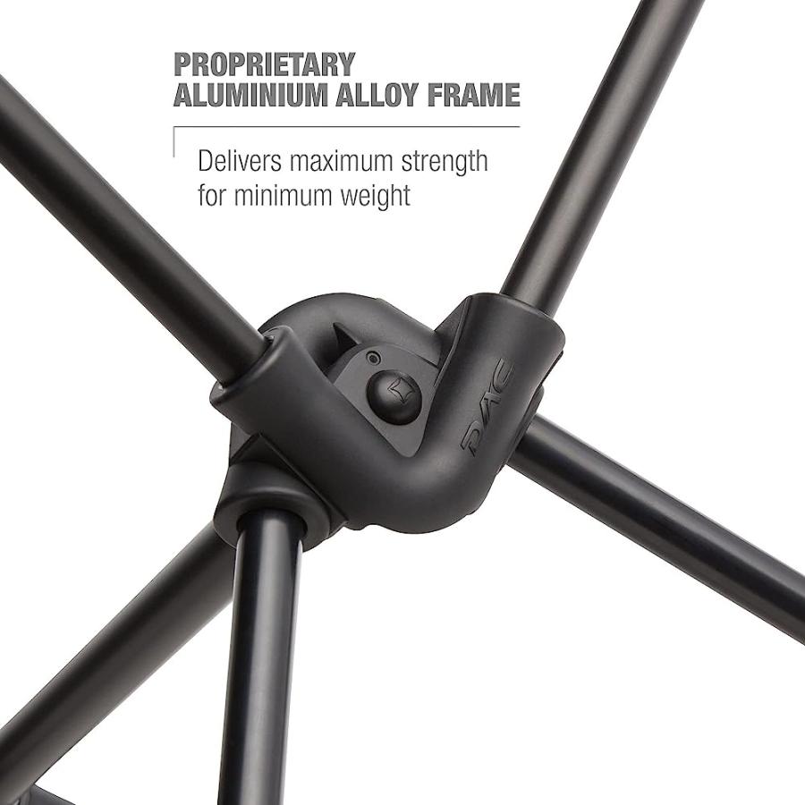 HELINOX CHAIR TWO ULTRALIGHT, HIGH-BACK, COLLAPSIBLE CAMPING CHAIR, BLACK/KHAKI/PURPLE, WITH POCKETS | Helinox | 06