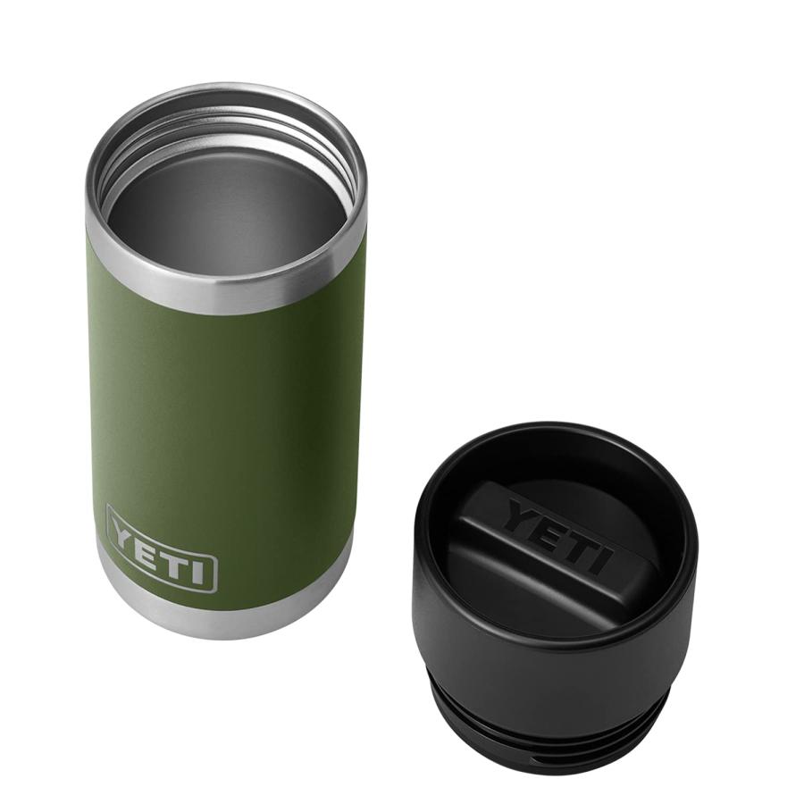 YETI Rambler 12オンス ボトル キャップ付き 真空断熱 ステンレス製、ハイランズオリーブ | YETI | 02