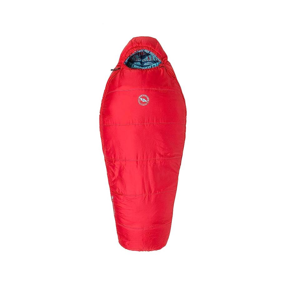 BIG AGNES LITTLE RED 15 KIDS' SYNTHETIC MUMMY SLEEPING BAG, RED, RIGHT | BIG AGNES