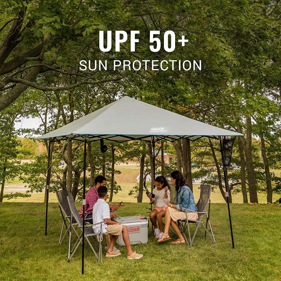 Coleman OneSource Rechargeable LED Lighted Canopy, 10 x 10 Canopy Tent, Shade Canopy Great for Beach, Yard, Tailgates, & Parties | Coleman | 04
