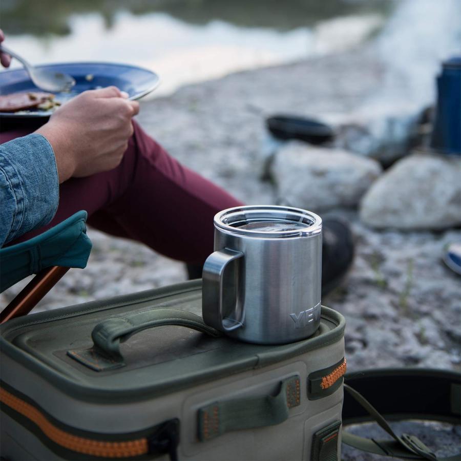 YETI Rambler 14オンス マグカップ 蓋付き 真空断熱 ステンレス製、ステンレス | YETI | 05