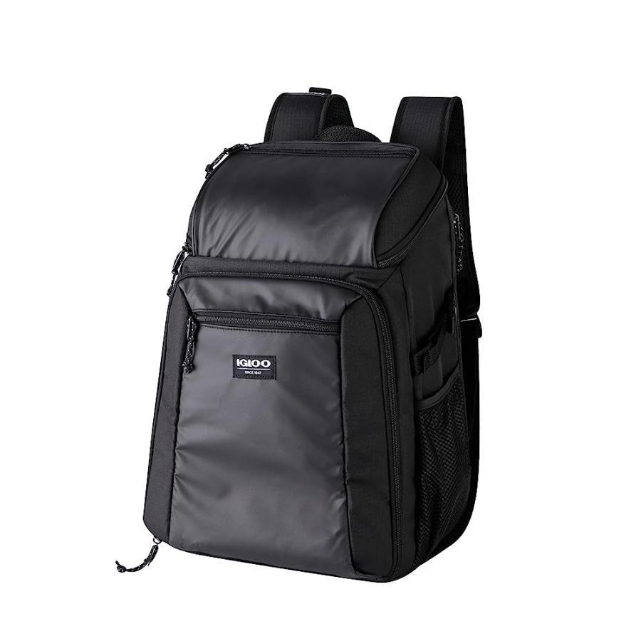 IGLOO LIGHTWEIGHT MAXCOLD INSULATED GIZMO 30-CAN BACKPACK COOLER, BLACK | igloo | 01