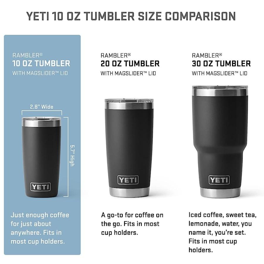 YETI RAMBLER 10 OZ TUMBLER, STAINLESS STEEL, VACUUM INSULATED WITH MAGSLIDER LID, HIGHLANDS OLIVE | YETI | 01