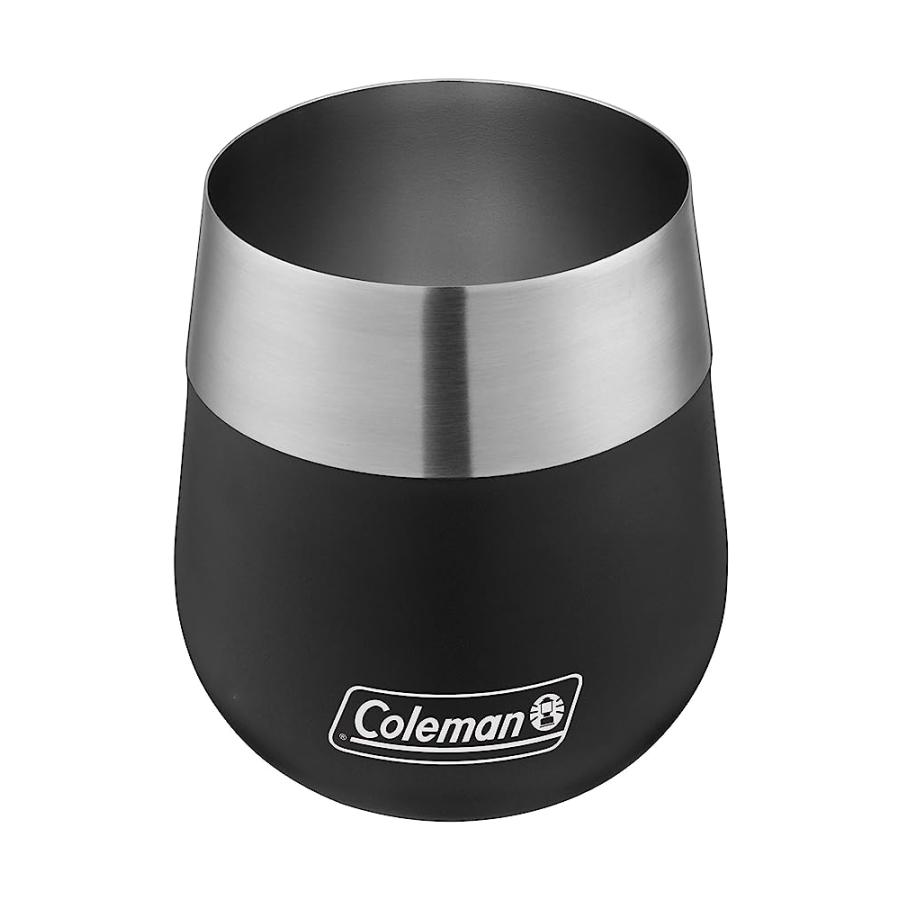 COLEMAN CLARET INSULATED STAINLESS STEEL WINE GLASS, BLACK, 13 OZ. | Coleman | 01