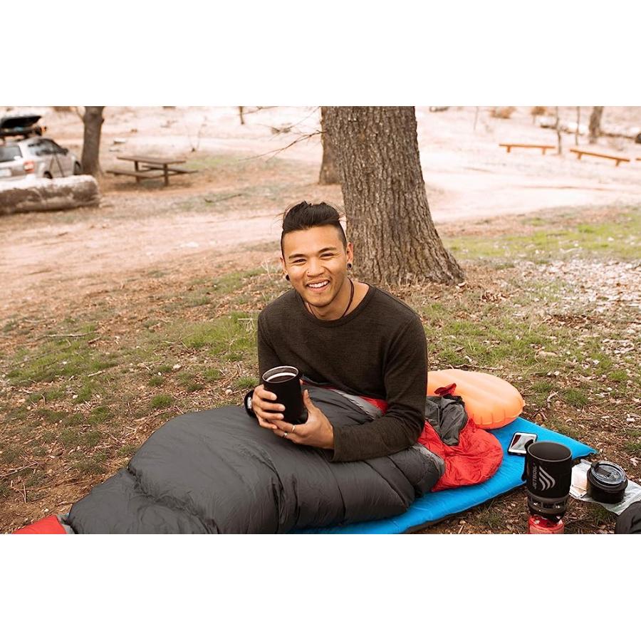 ALPS MOUNTAINEERING ZENITH 0° MUMMY SLEEPING BAG, REGULAR - CHARCOAL/RED - NEW | ALPS MOUNTAINEERING | 02