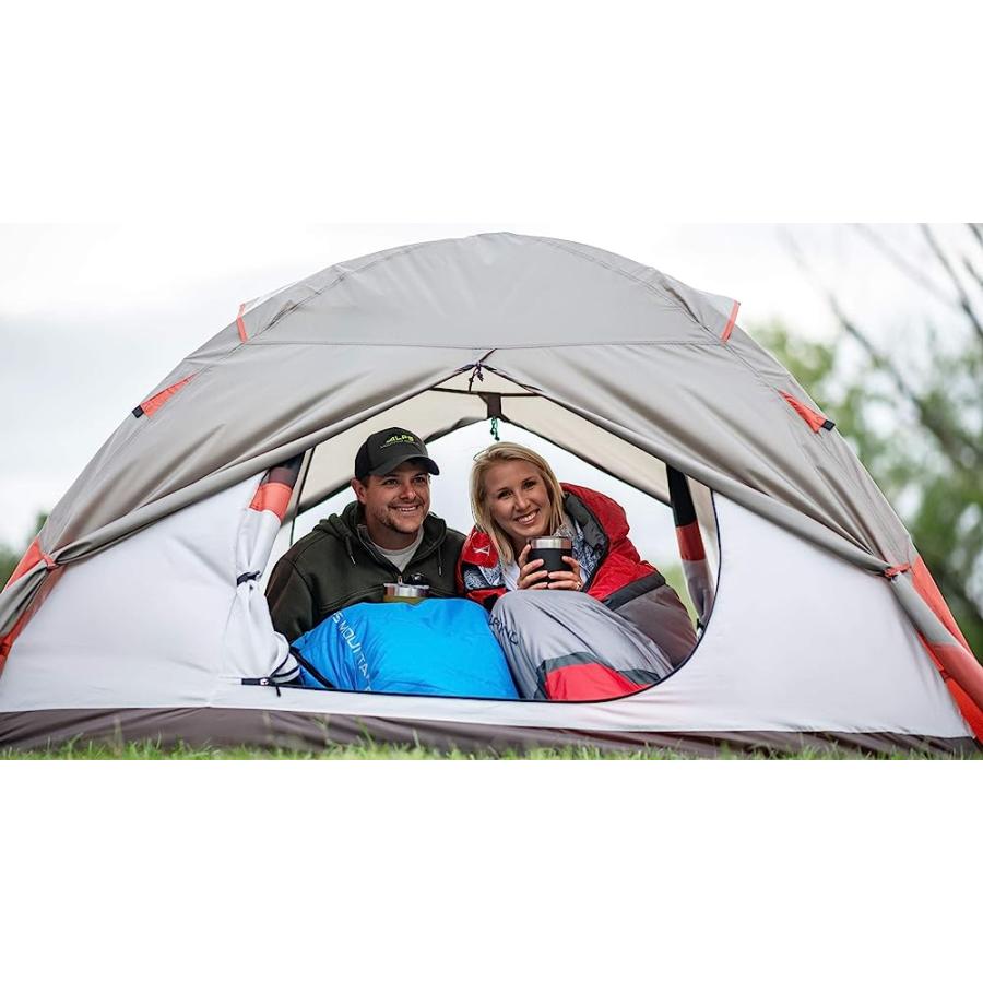 ALPS MOUNTAINEERING ZENITH 0° MUMMY SLEEPING BAG, REGULAR - CHARCOAL/RED - NEW | ALPS MOUNTAINEERING | 05