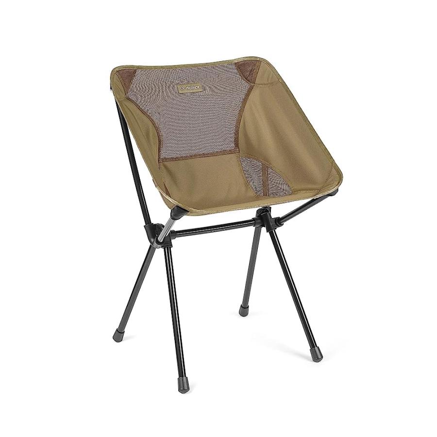 HELINOX CAF CHAIR COLLAPSIBLE OUTDOOR DINING CHAIR, COYOTE TAN | Helinox