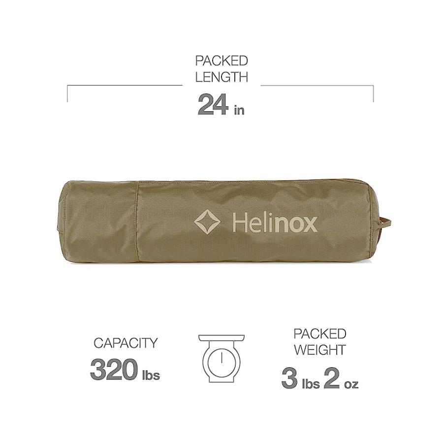 HELINOX CAF CHAIR COLLAPSIBLE OUTDOOR DINING CHAIR, COYOTE TAN | Helinox | 01