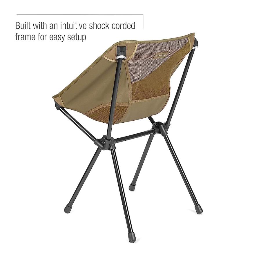 HELINOX CAF CHAIR COLLAPSIBLE OUTDOOR DINING CHAIR, COYOTE TAN | Helinox | 04
