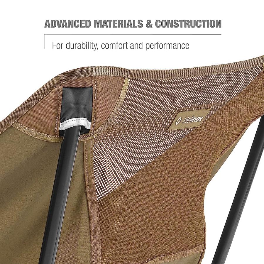 HELINOX CAF CHAIR COLLAPSIBLE OUTDOOR DINING CHAIR, COYOTE TAN | Helinox | 06