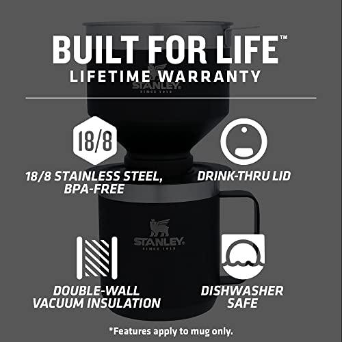 STANLEY ALUMINUM 10-09566-041 THE CAMP POUR OVER SET MATTE BLACK NA | STANLEY | 02
