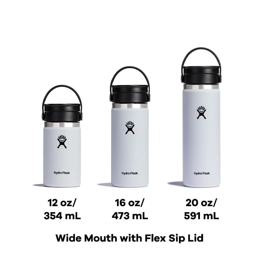 HYDRO FLASK WIDE MOUTH WITH FLEX SIP LID - INSULATED WATER BOTTLE TRAVEL CUP COFFEE MUG TUMBLER 20 OZ | HYDRO FLASK | 04