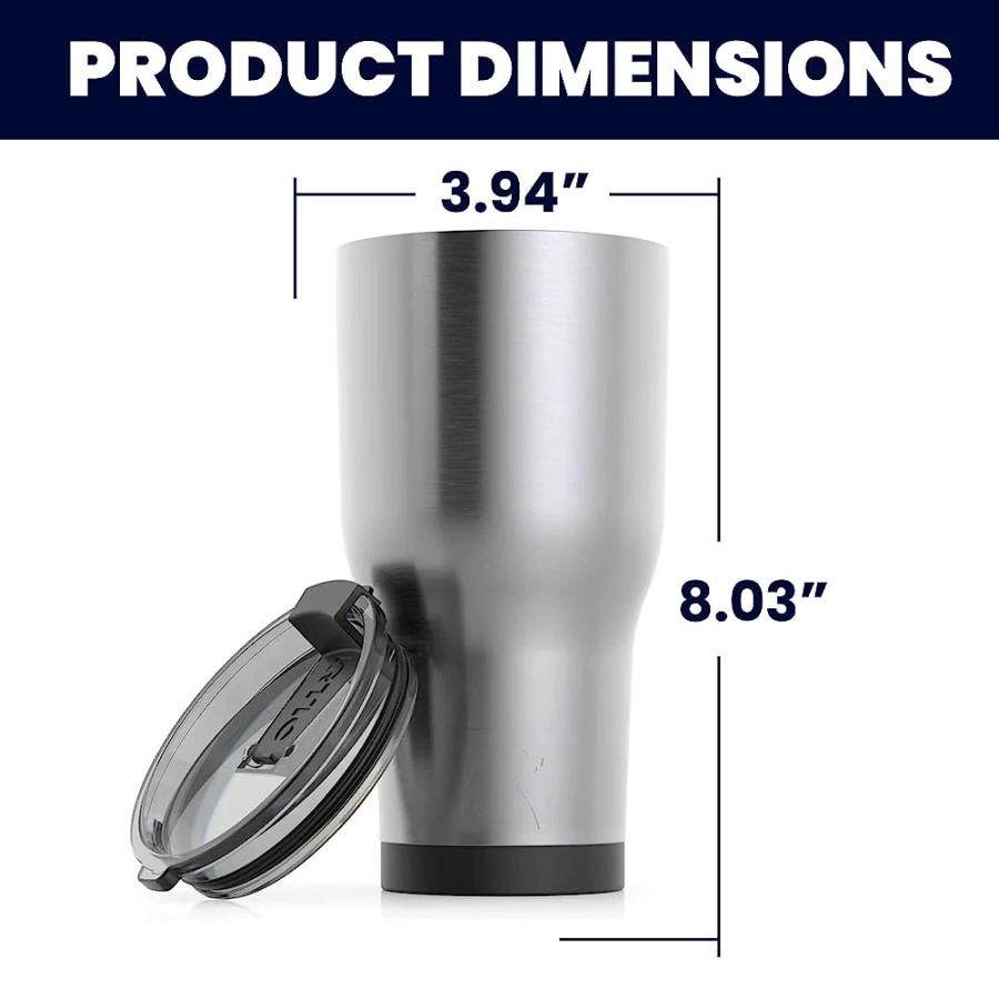 RTIC 40 OZ INSULATED TUMBLER STAINLESS STEEL COFFEE TRAVEL MUG WITH LID, SPILL PROOF, HOT BEVERAGE AND COLD, PORTABLE THERMAL CUP FOR CAR, CAMPIN |  | 01