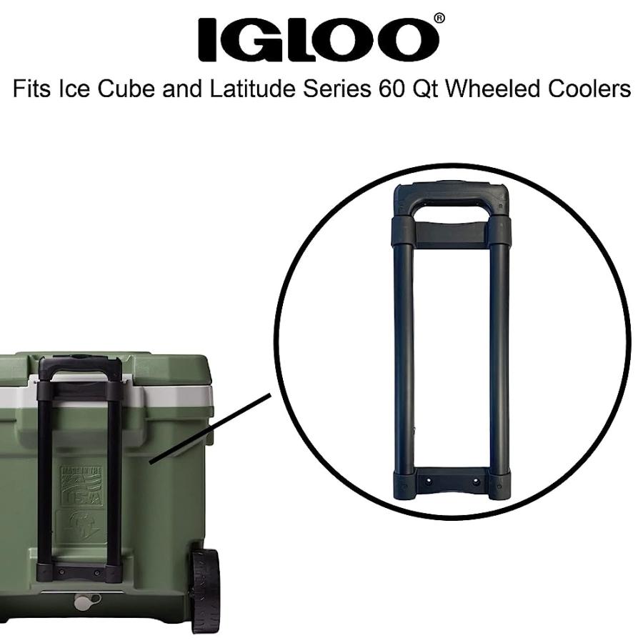 IGLOO REPLACEMENT TELESCOPING HANDLE FOR ICE CUBE AND LATITUDE 60 QT WHEELED COOLER | igloo | 02