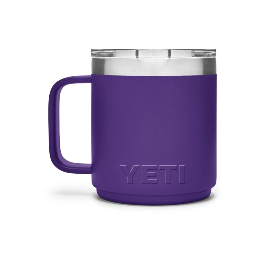YETI Rambler 10オンス スタッカブルマグ マグスライダー蓋付き 真空断熱 ステンレス製、ピークパープル | YETI | 02