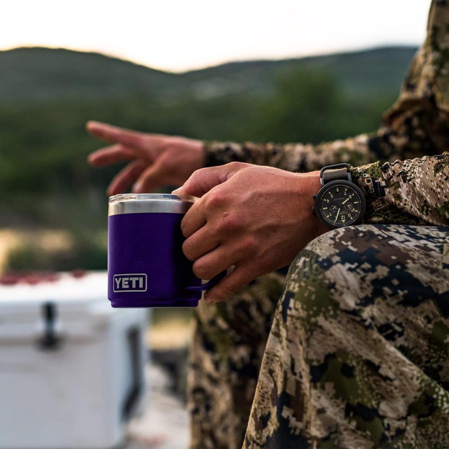 YETI Rambler 10オンス スタッカブルマグ マグスライダー蓋付き 真空断熱 ステンレス製、ピークパープル | YETI | 07