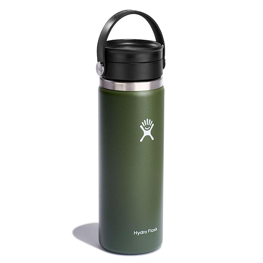 HYDRO FLASK 20 OZ WIDE MOUTH BOTTLE WITH FLEX SIP LID OLIVE | HYDRO FLASK | 01