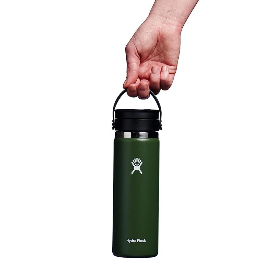 HYDRO FLASK 20 OZ WIDE MOUTH BOTTLE WITH FLEX SIP LID OLIVE | HYDRO FLASK | 02