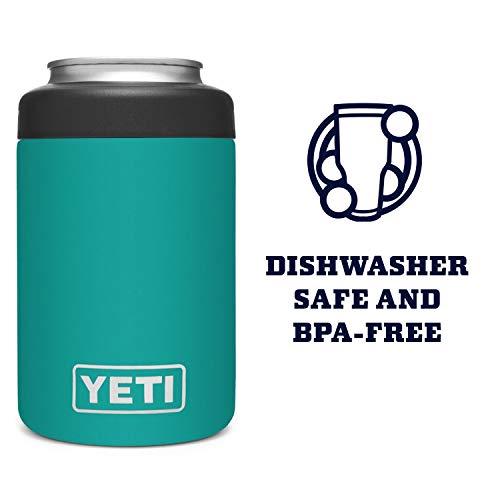 YETI Rambler 12オンス コルスター 標準缶クーラー:YETI 真空断熱 ステンレス製、アクアファーブルー | YETI | 04