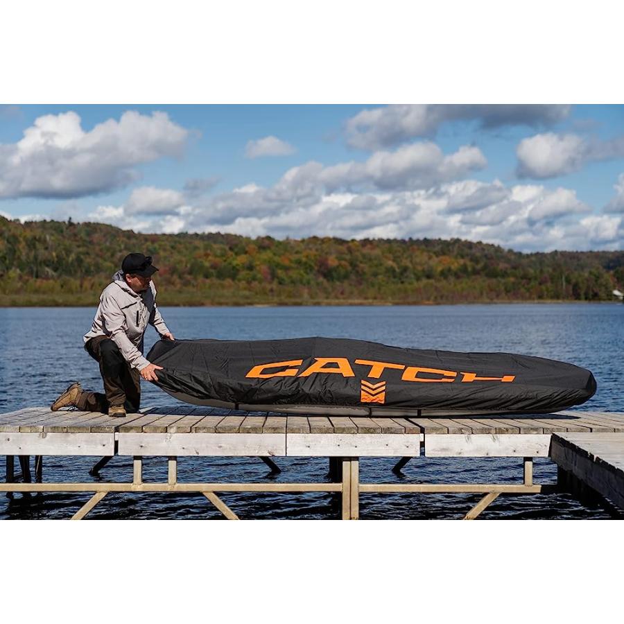 PELICAN CATCH KAYAK COVER STORAGE DUST COVER WATER-REPELLENT AND & UV PROTECTION KAYAK COVER HEAVY DUTY 2 SIZES,GREY | PELICAN PRODUCTS | 02