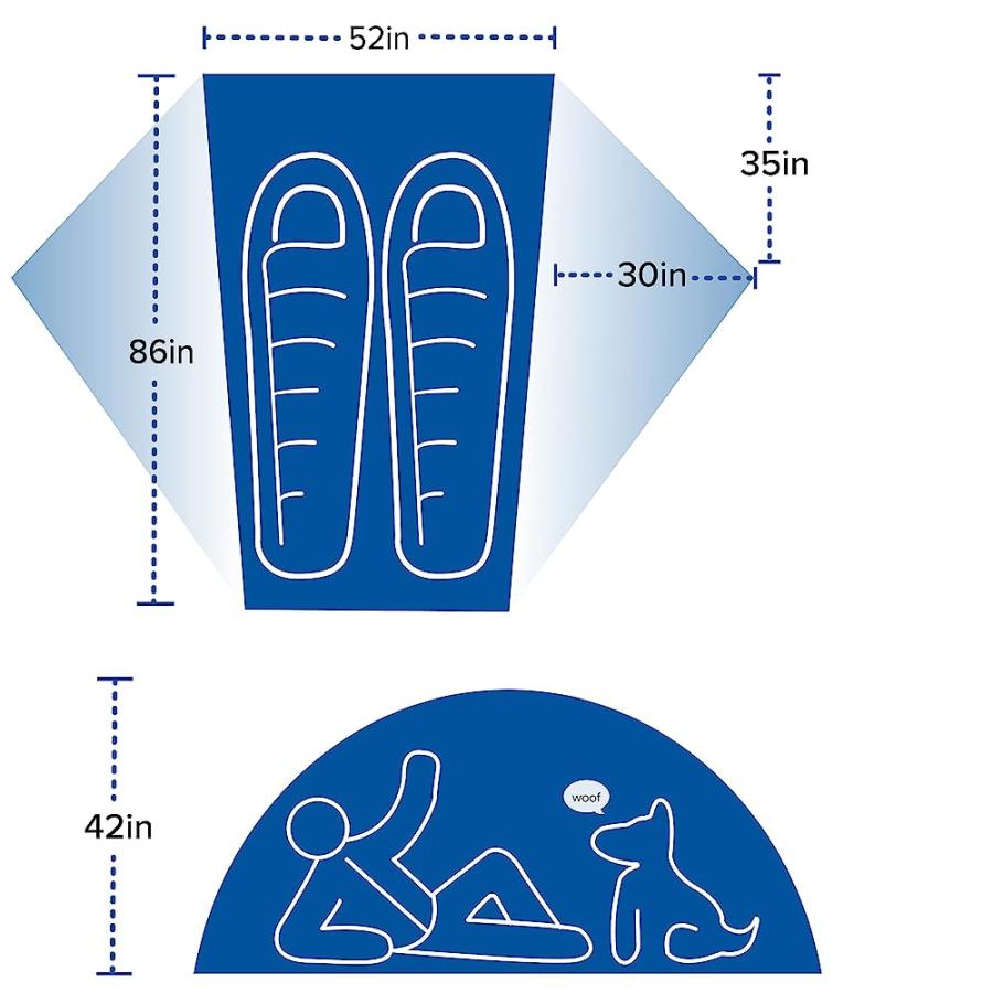 BIG AGNES CRAG LAKE SL2 TENT, DARK OLIVE, 2 PERSON | BIG AGNES | 05