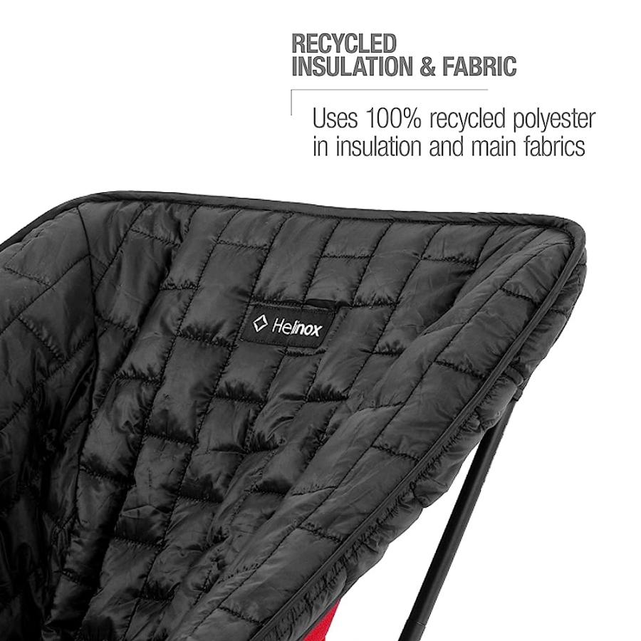 HELINOX SEAT WARMER INSULATED FITTED CHAIR COVER, CHAIR ONE, BLACK/FLOW LINE | Helinox | 03