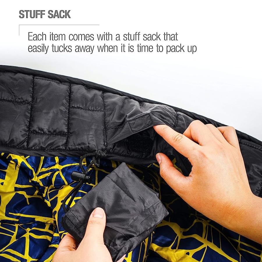 HELINOX SEAT WARMER INSULATED FITTED CHAIR COVER, CHAIR ONE, BLACK/FLOW LINE | Helinox | 05